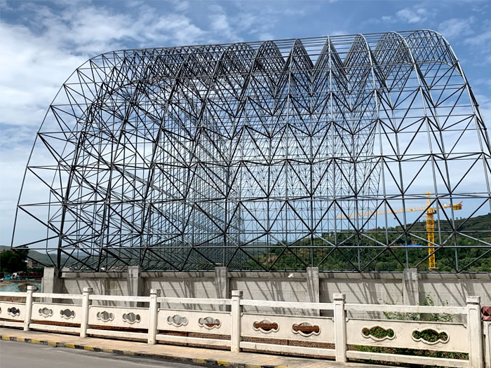 漳州山寨矿储煤棚网架